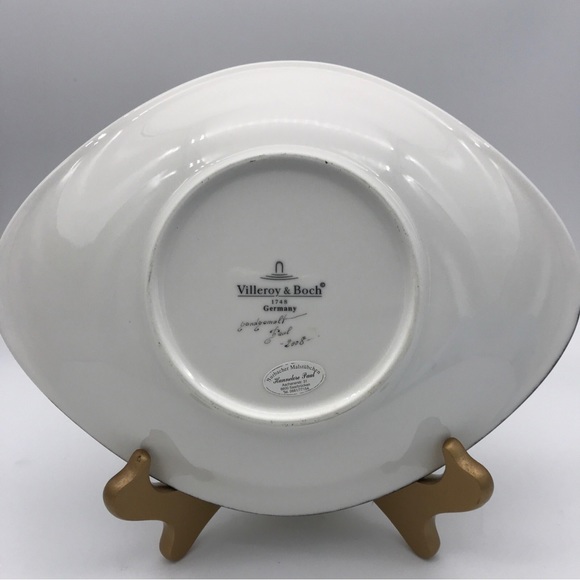 VILLEROY & BOCH RARE! Unique ! Dessert bowl ART NOVEAU Signed by Hannelore Paul - Picture 4 of 5